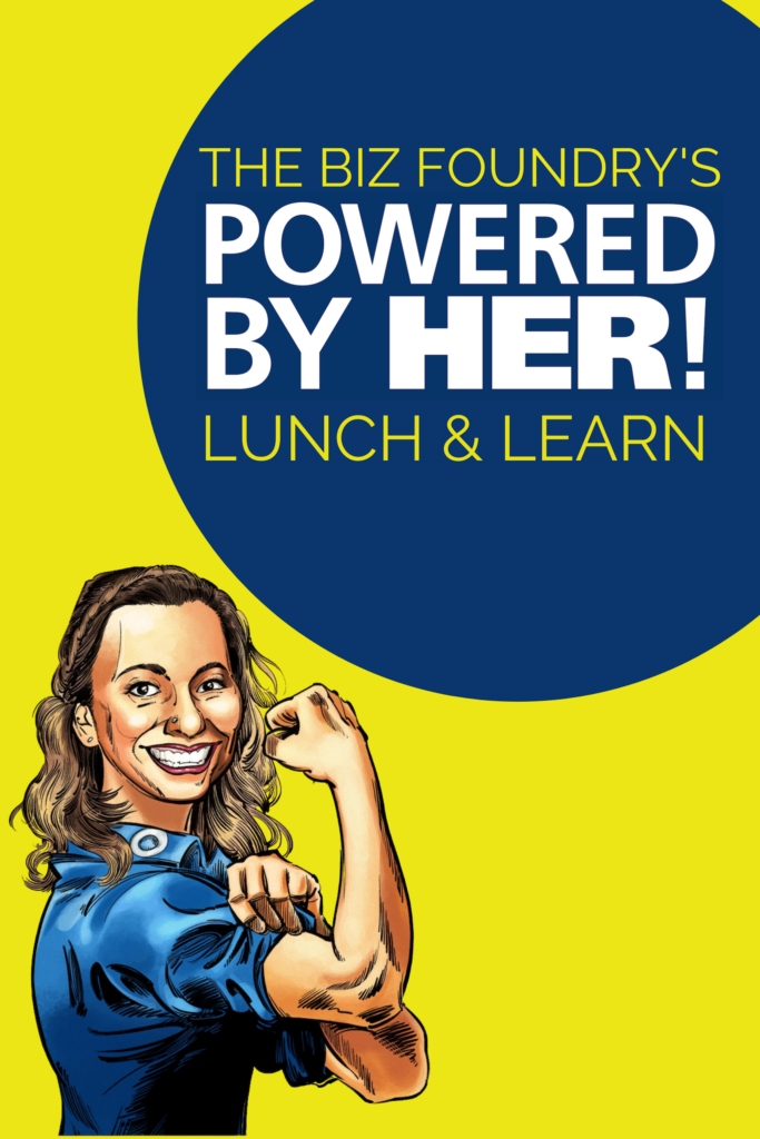 Powered By Her Lunch and Learn Logo