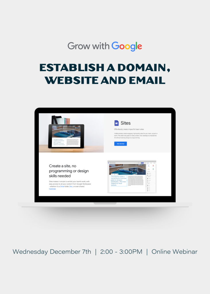 Establish a Domain Website and Email with Google
