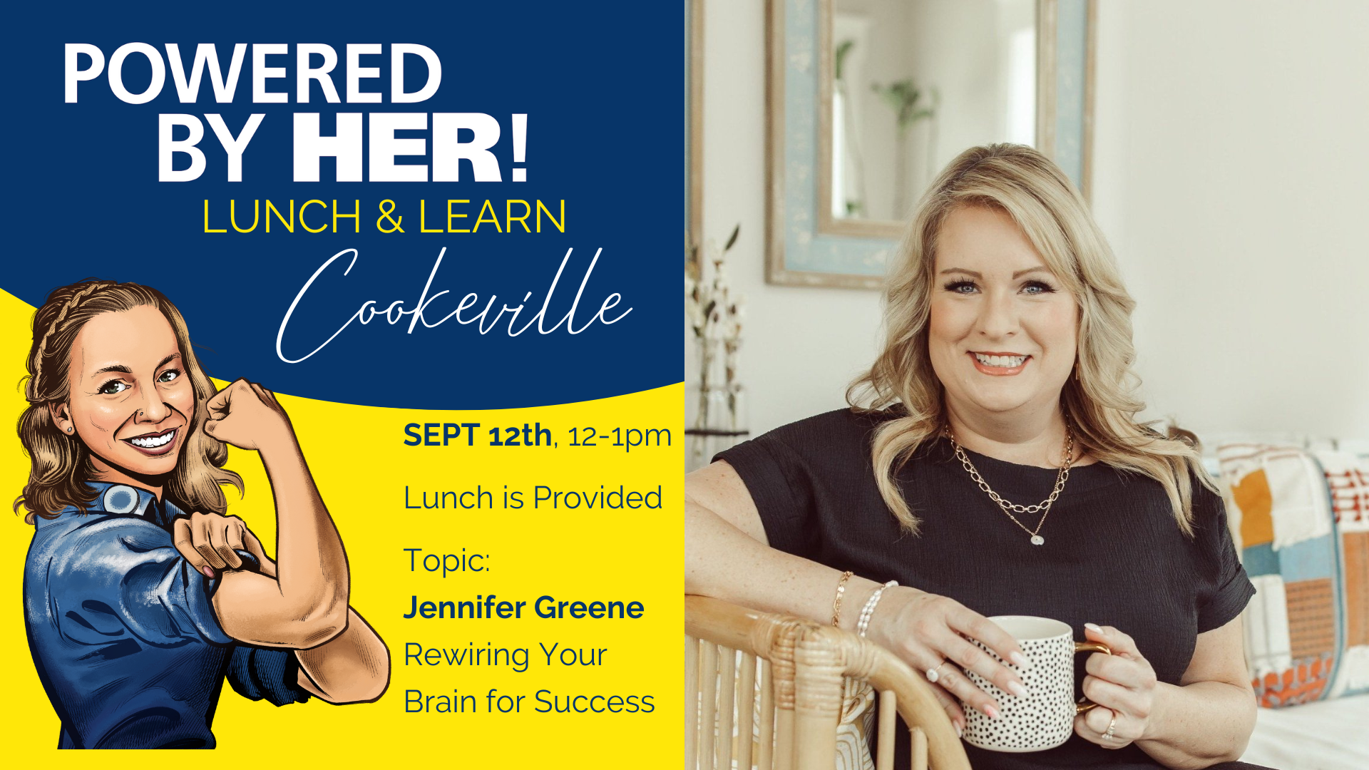 Powered By Her: Lunch & Learn – September Cookeville